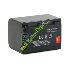Batteri til Sony 1800mAh HDR-SR10E HDR-SR12E/SR11E erstatningsbatteri