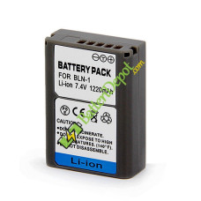 Batteri til Olympus EP5 BLN1 BLN1 EM5 EM1 erstatningsbatteri