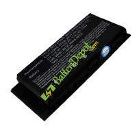 Batteri til Dell 97KRM 0FVWT4 3DJH7 9GP08 KJ321 FV993 0TN1K5 PG6RC erstatningsbatteri