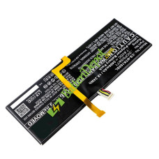 Batteri til Nvidia 2ICP5/58/71 K1 Tegra erstatningsbatteri