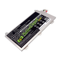 Batteri til Dell 3845 Venue-8-Pro 7KJTH erstatningsbatteri
